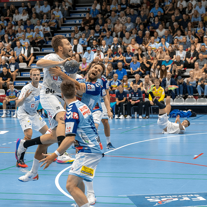 Playmaker Morten Balling i angreb