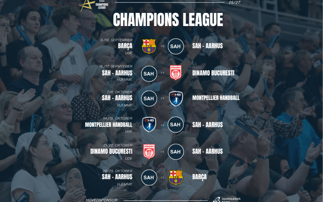 Program for Champions League i sæson 26/27